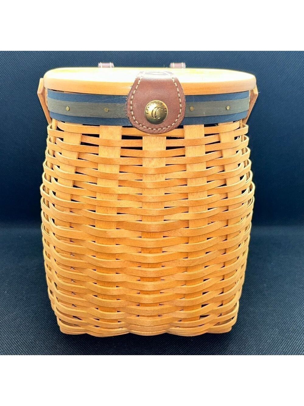 Longaberger 5 year anniversary charter member basket with COA